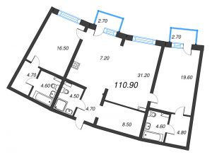 планировка, фото №1