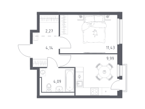 планировка, фото №1