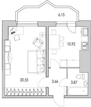 планировка, фото №1