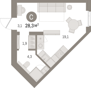 планировка, фото №1