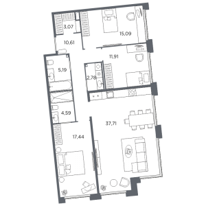 планировка, фото №1