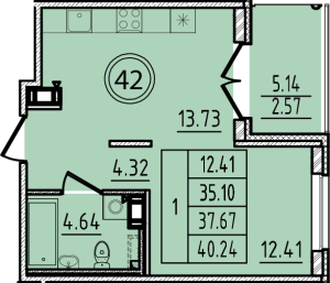 планировка, фото №1