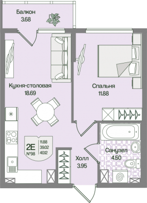 планировка, фото №1