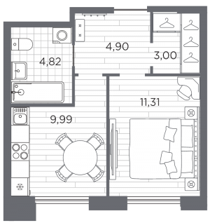 планировка, фото №1