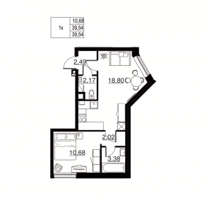 планировка, фото №1