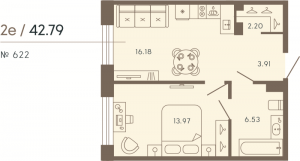 планировка, фото №1