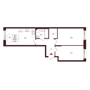 планировка, фото №1