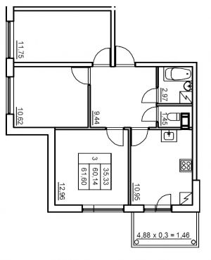 планировка, фото №1