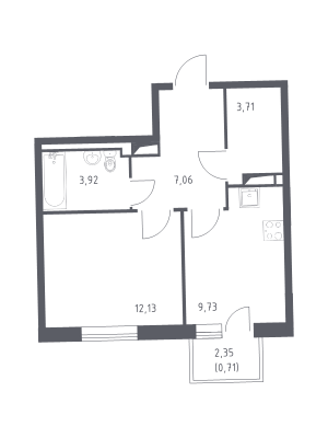 планировка, фото №1