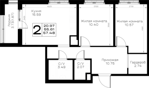 планировка, фото №1