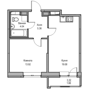 планировка, фото №1