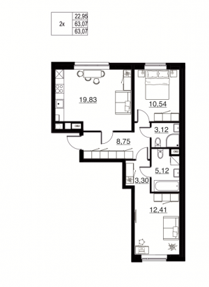 планировка, фото №1