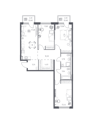 планировка, фото №1