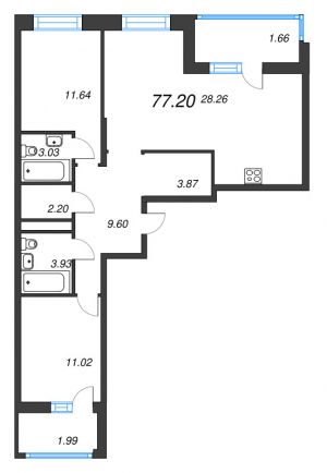 планировка, фото №1