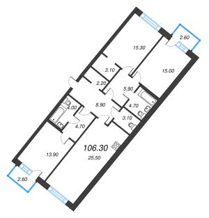 планировка, фото №1