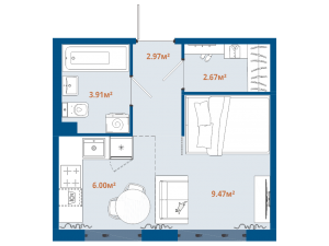 планировка, фото №1