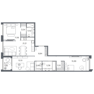 планировка, фото №1