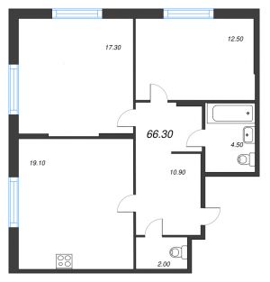 планировка, фото №1