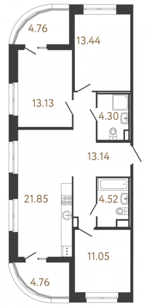 планировка, фото №1