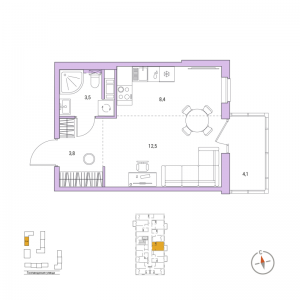 планировка, фото №1