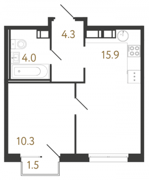планировка, фото №1