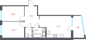 планировка, фото №1