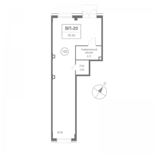 планировка, фото №1