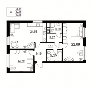 планировка, фото №1