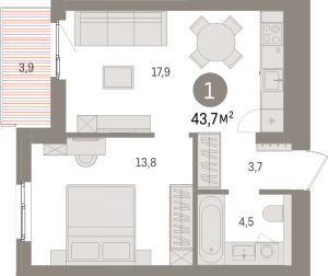 планировка, фото №1