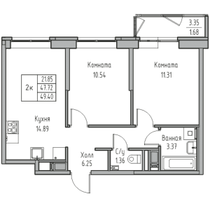 планировка, фото №1