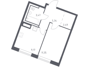 планировка, фото №1