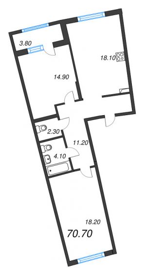 планировка, фото №1