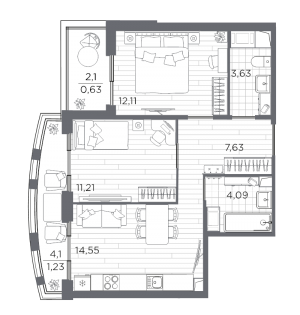 планировка, фото №1