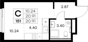 планировка, фото №1