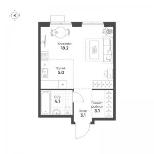 планировка, фото №1