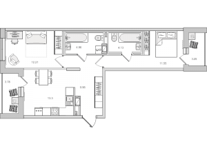 планировка, фото №1