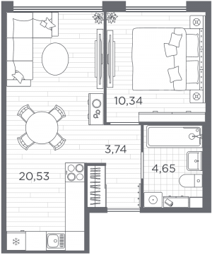 планировка, фото №1