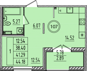 планировка, фото №1