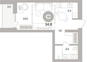 планировка, фото №1