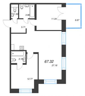 планировка, фото №1