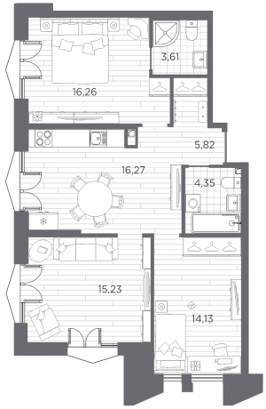 планировка, фото №1
