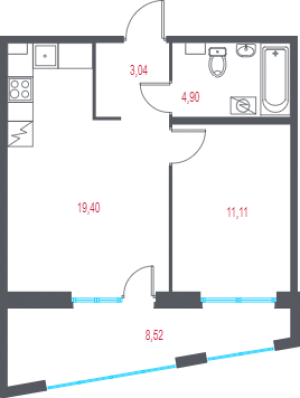 планировка, фото №1