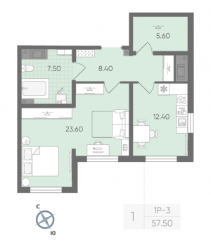 планировка, фото №1