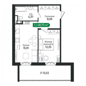 планировка, фото №1