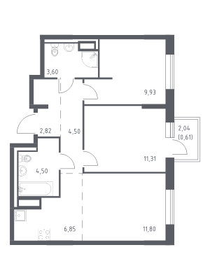 планировка, фото №1