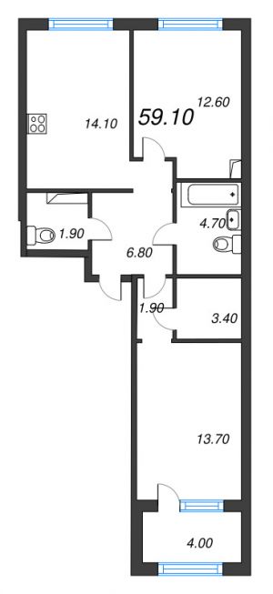 планировка, фото №1