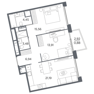 планировка, фото №1