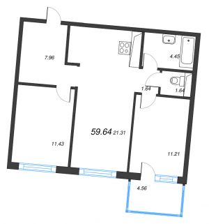 планировка, фото №1