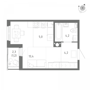 планировка, фото №1