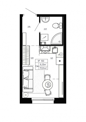 планировка, фото №1